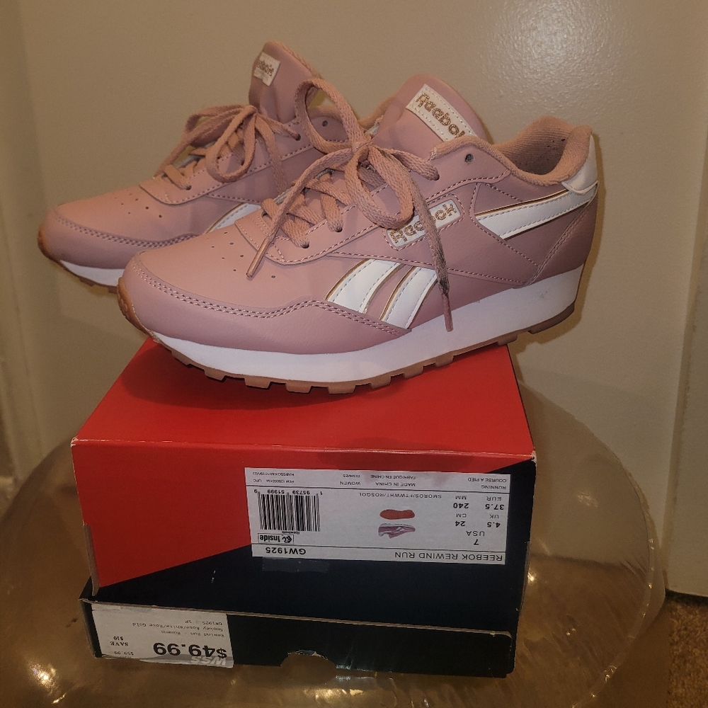 Reebok Womens Rewind Run Pink Running